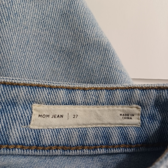 Pacsun Mom Jeans Juniors Plus Size 27 Medium Wash Denim -High Rise - Picture 8 of 16